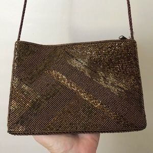 Lord & Taylor Beaded Crossbody Bag